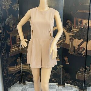 Tan romper, size M